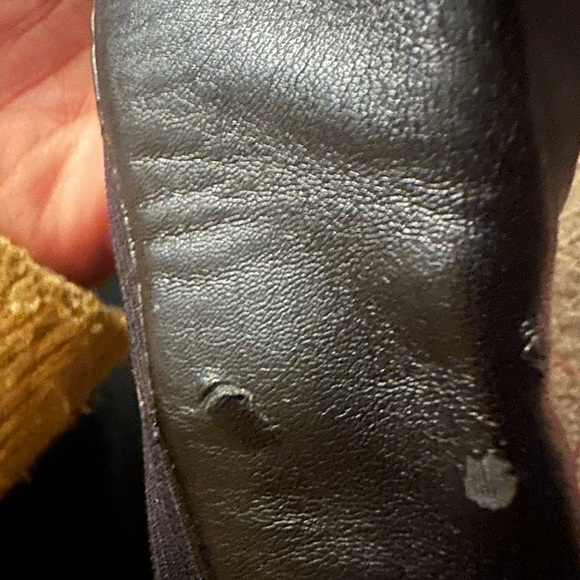 Fendi thigh high sock boots. Flats. Size 36 1/2. Logo black leather F0554 25 mm. - Picture 12 of 15